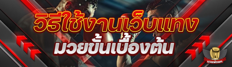 วิธีใช้งานเว็บแทงมวยขั้นเบื้อง