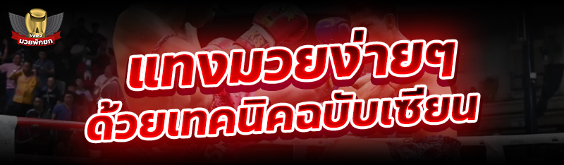 แทงมวยง่ายๆ ด้วยเทคนิคฉบับเซีย