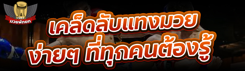 เคล็ดลับแทงมวยง่ายๆ ที่ทุกคนต้
