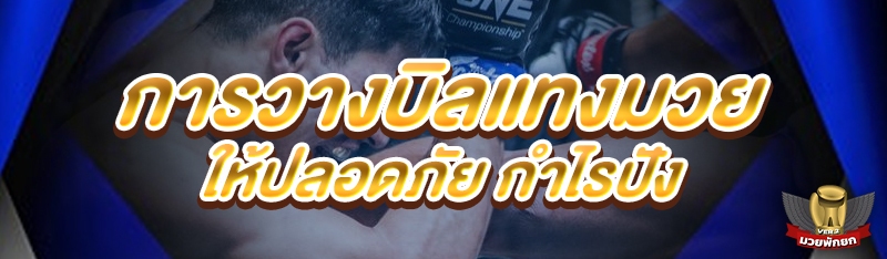 การวางบิลแทงมวยให้ปลอดภัย กำไร